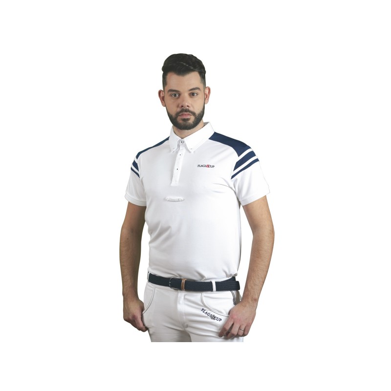 Polo de Concours Homme Moneiro - Flags & Cup Polo de Concours Homme Moneiro - Flags & Cup